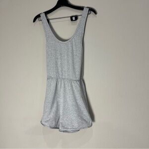Vuori halo Gray Sleeveless Women's med Romper